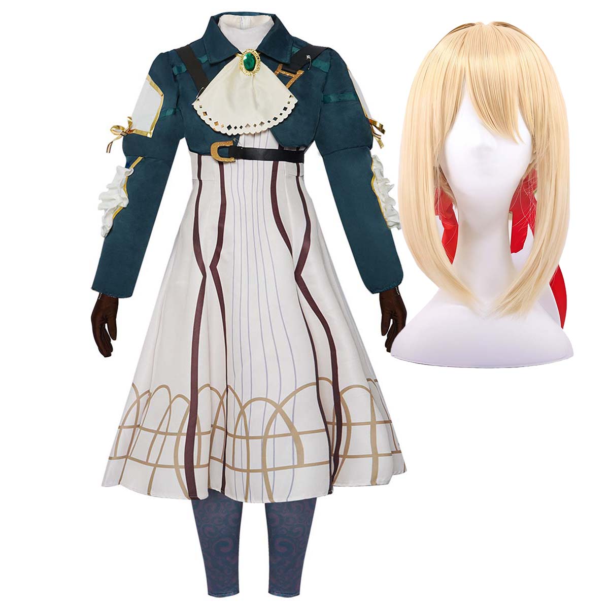 Violet Evergarden Dress - Костюм или парик для косплея по
