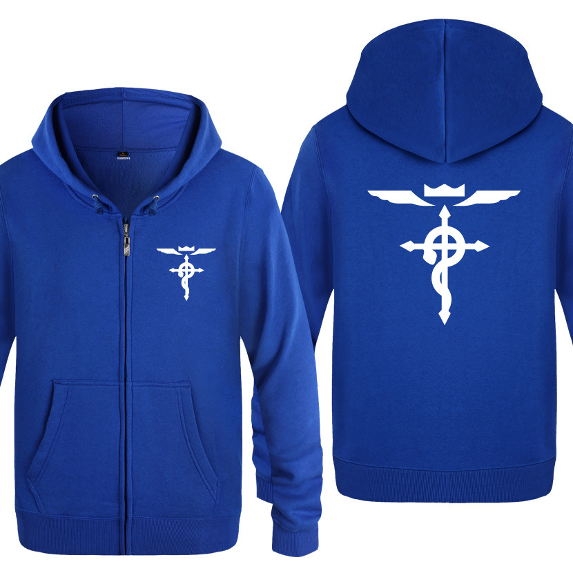 Fullmetal Alchemist Coat - Толстовки с принтом «Стальной алхимик», мужские