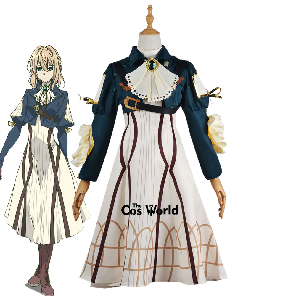 Violet Evergarden Dress - Фиолетовое платье Evergarden, униформа, костюмы для