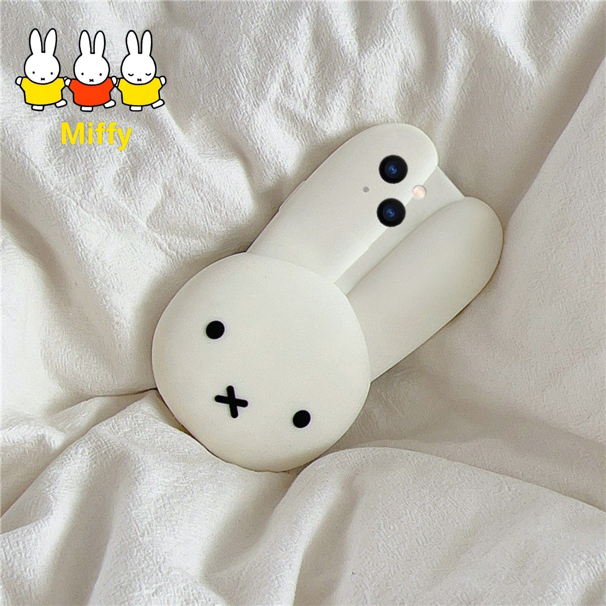 Anime Cosplay Images - Белый силиконовый чехол для телефона Miffy