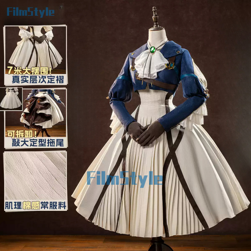 Костюм для косплея Violet Ever – обзор и цена Violet Evergarden Dress