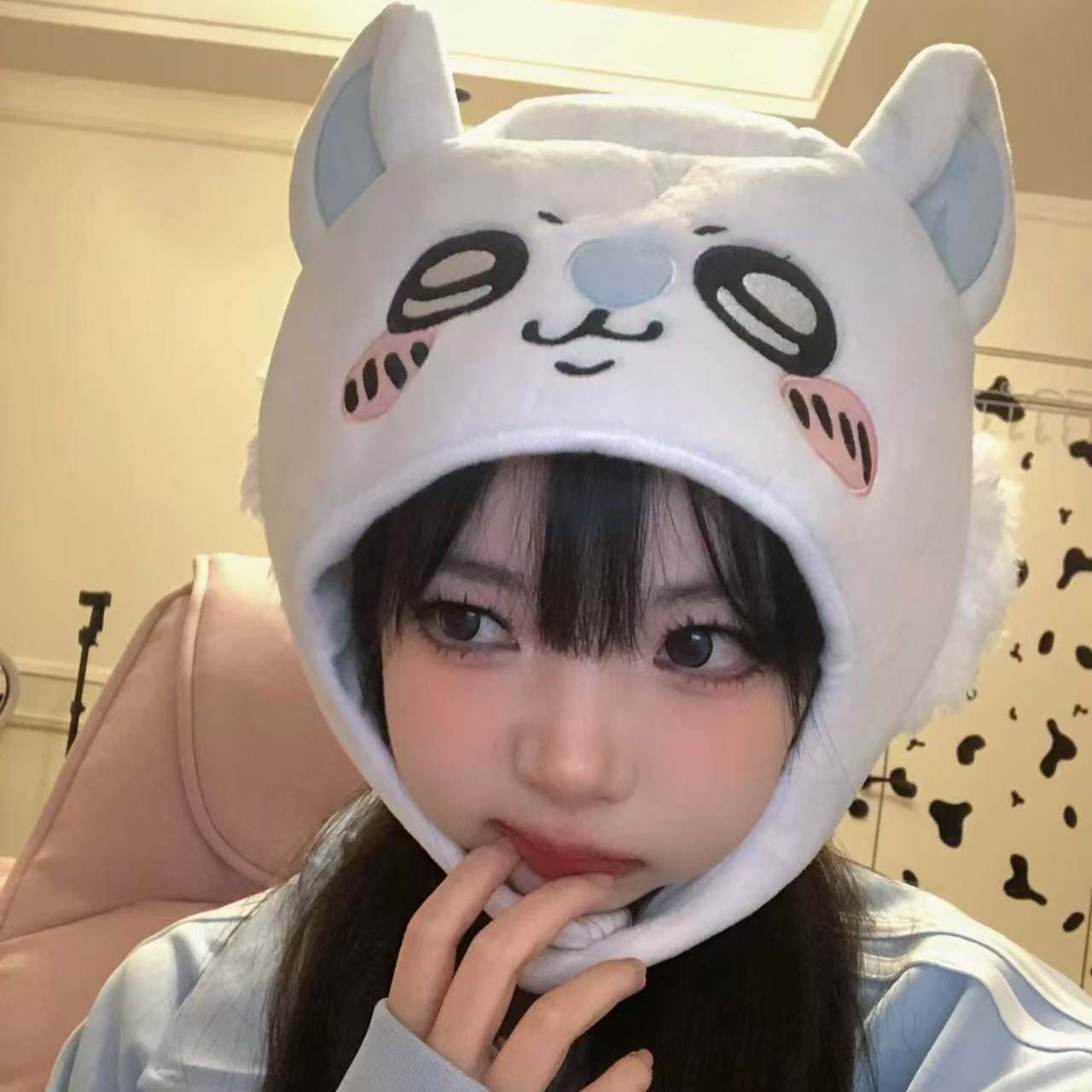 Chiikawa Hachiware Usagi шляпа – обзор и цена Anime Cosplay Girl Photo