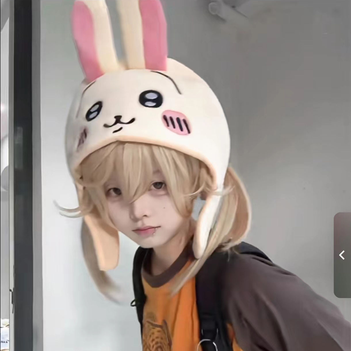 Chiikawa Hachiware Usagi шляпа – обзор и цена Anime Cosplay Girl Photo
