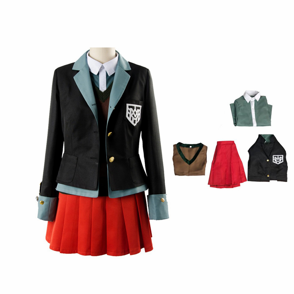 Костюм для косплея Danganronpa – обзор и цена Anime Cosplay Outfit Girl