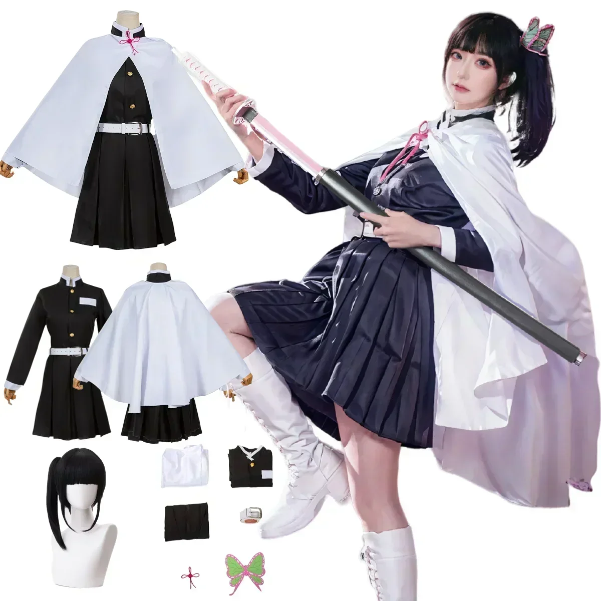 Костюм для косплея Цуюри Канао – обзор и цена Demon Slayer Haori