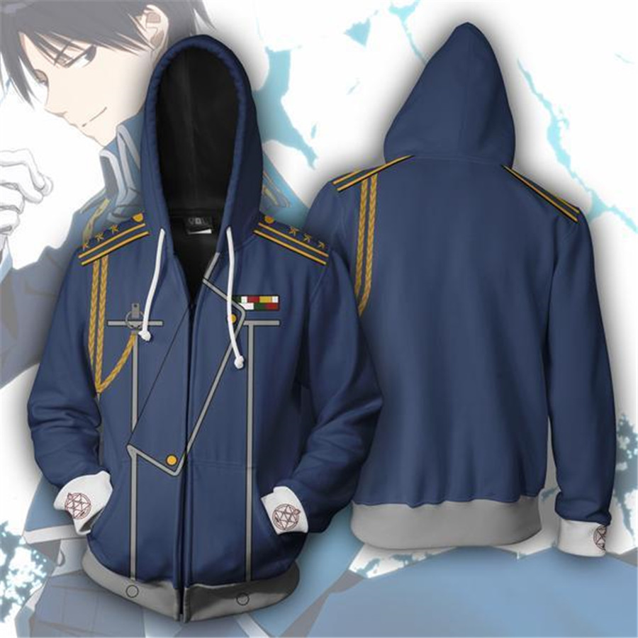 Аниме-костюмы: толстовки, спор – обзор и цена Fullmetal Alchemist Coat