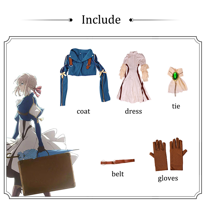 Фиолетовый Эвергарден, карнава – обзор и цена Violet Evergarden Dress