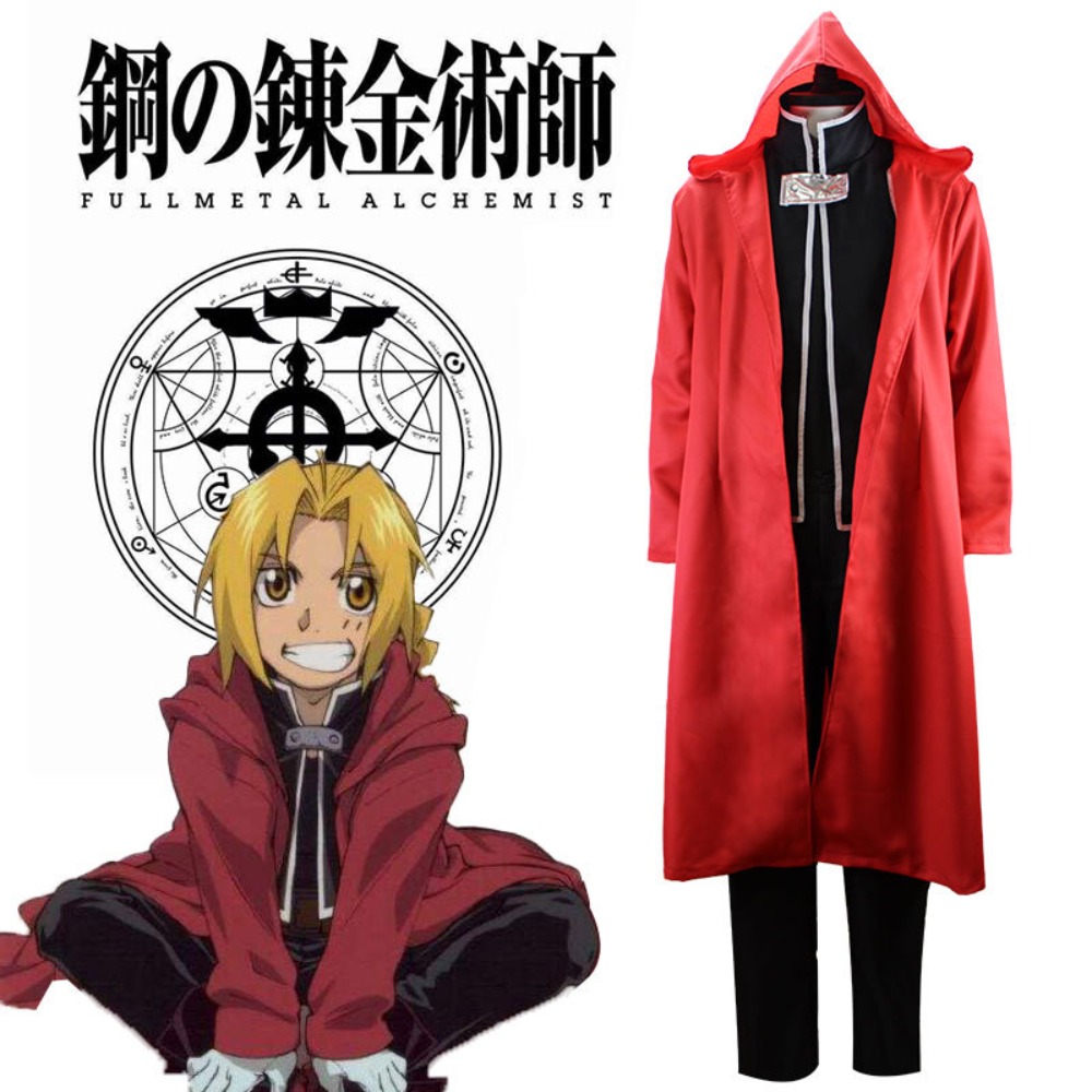Костюм для косплея Эдварда Элр – обзор и цена Fullmetal Alchemist Coat
