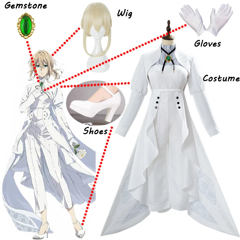 Аниме Violet Evergarden Коспле – обзор и цена Violet Evergarden Dress