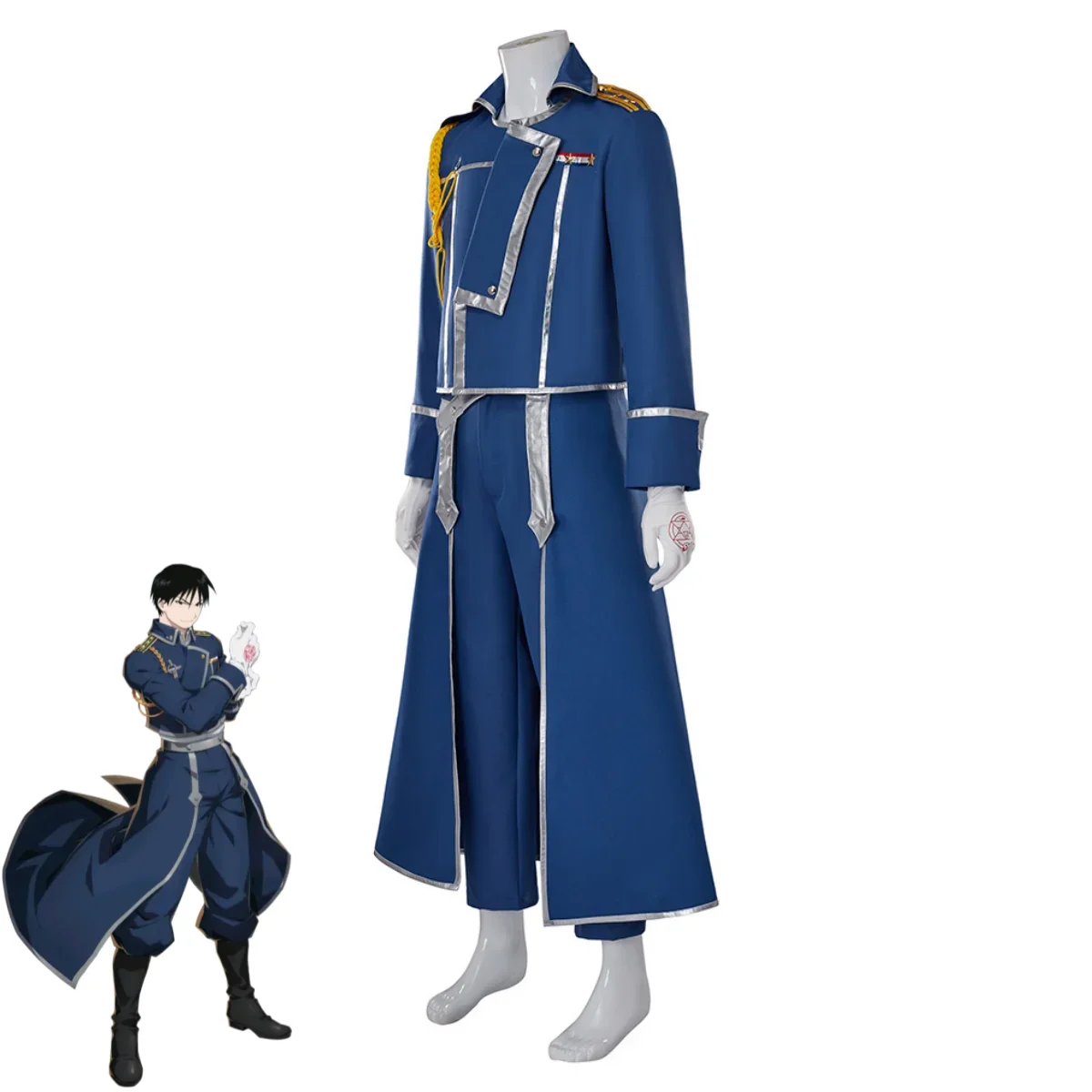 Синий бой, военная форма, паль – обзор и цена Fullmetal Alchemist Coat