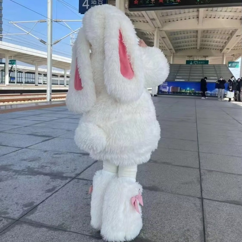 Милый плюшевый костюм кролика  – обзор и цена Anime Cosplay Outfit Girl