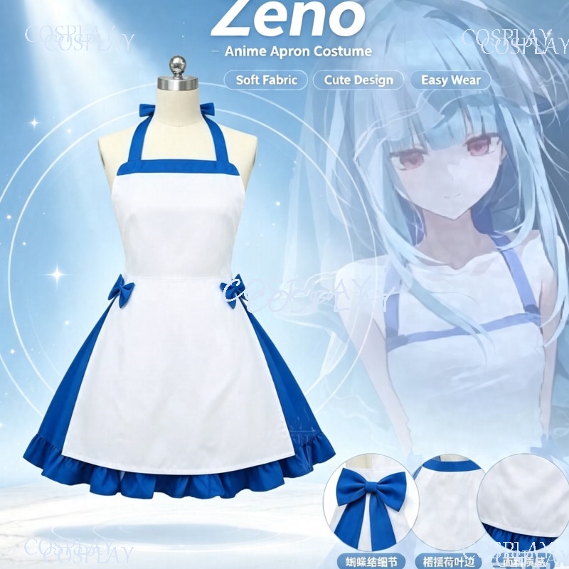 Синий костюм для косплея на Хэ – обзор и цена Zenos Anime Cosplay